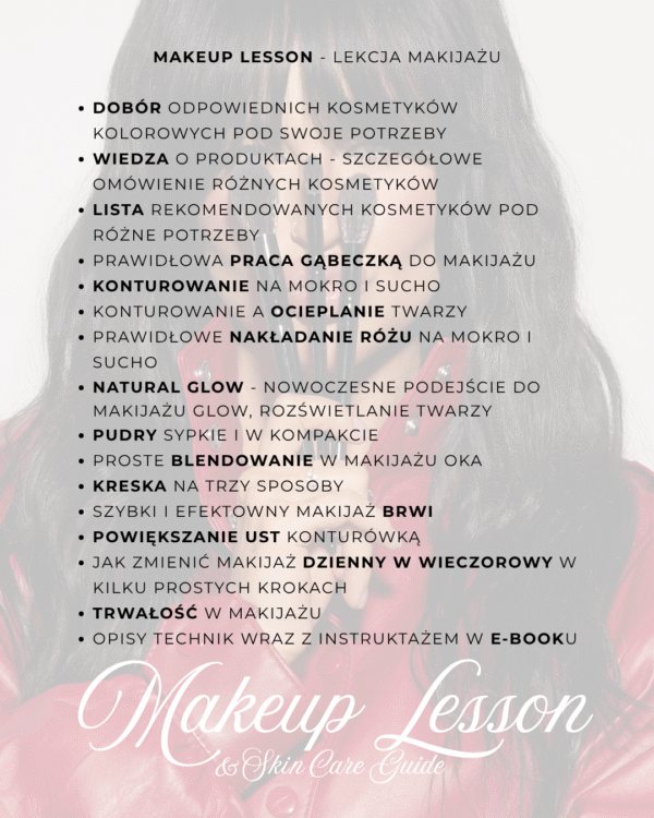 8 Lekcja Makijażu Online - PAKIET